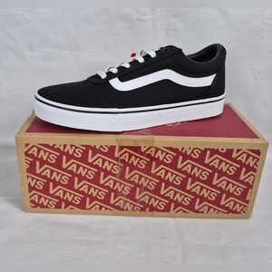 Vans Ward Canvas Black White Classic Women Casual Lifestyle Shoes